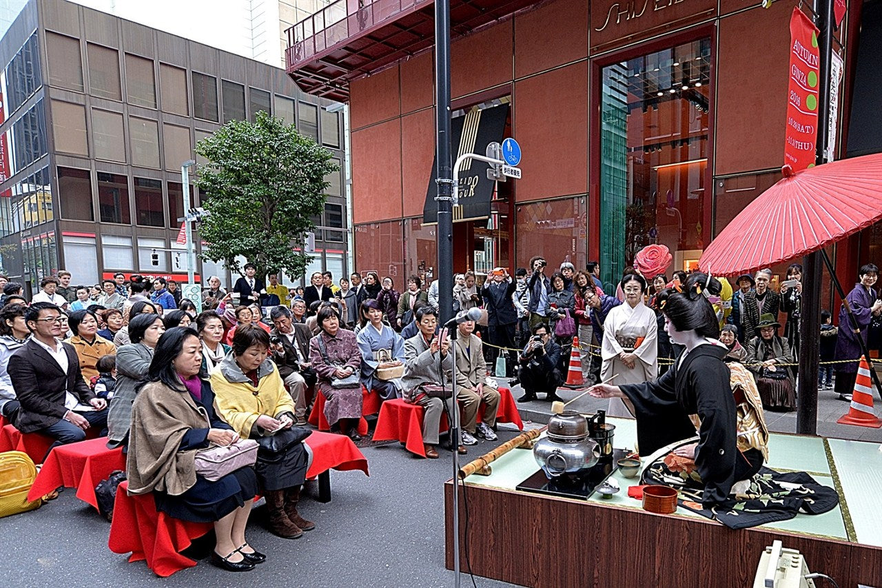 銀座野點