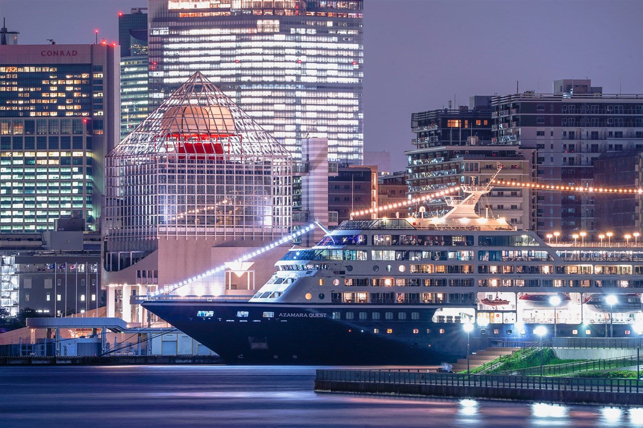 晴海碼頭,夜晚的光輝。