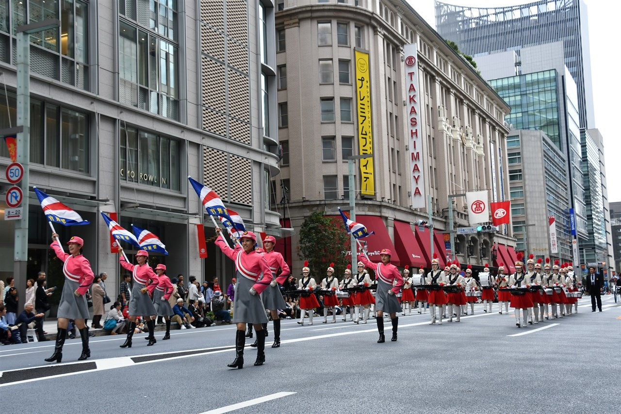 行進中